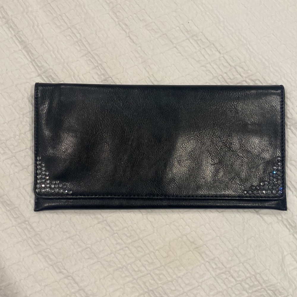 Banana republic real leather clutch